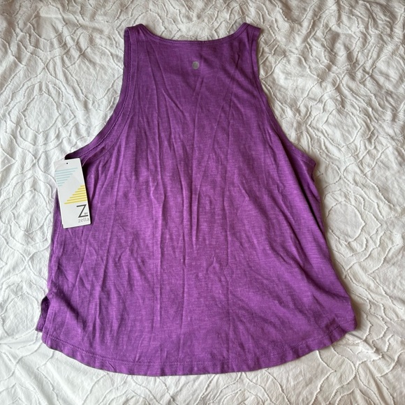Zella Purple Sleeveless Relaxed Tank Top - Picture 6 of 6